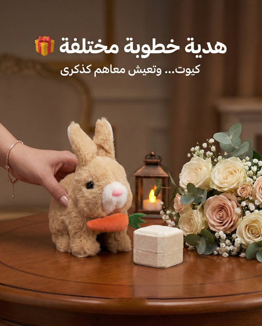 🐰 الأرنب "كوتي بوتي" الرفيق المثالي لطفلك.. بطل الحركة والمرح!